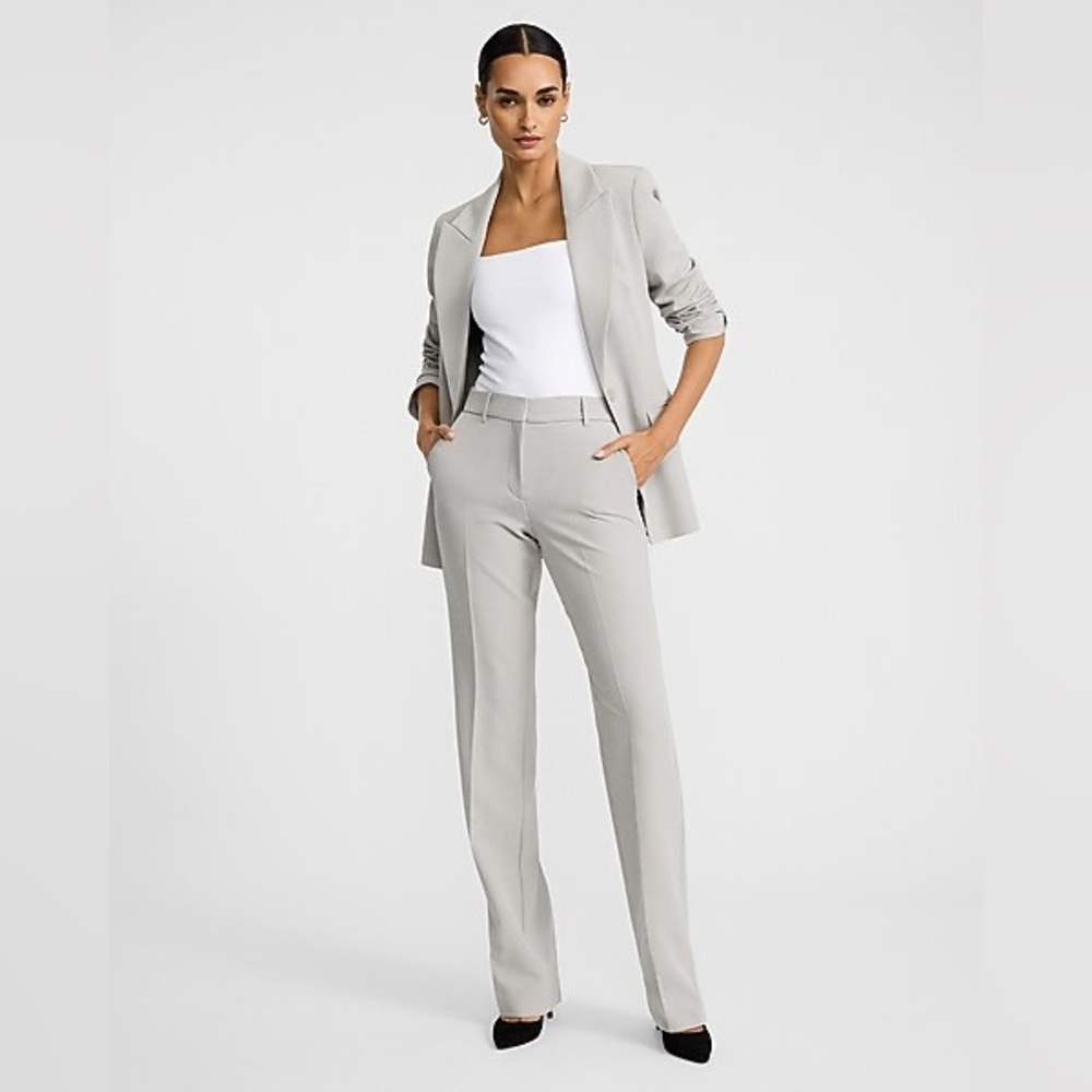 EXPRESS Editor Signature Stretch Mid Rise Bootcut Pant